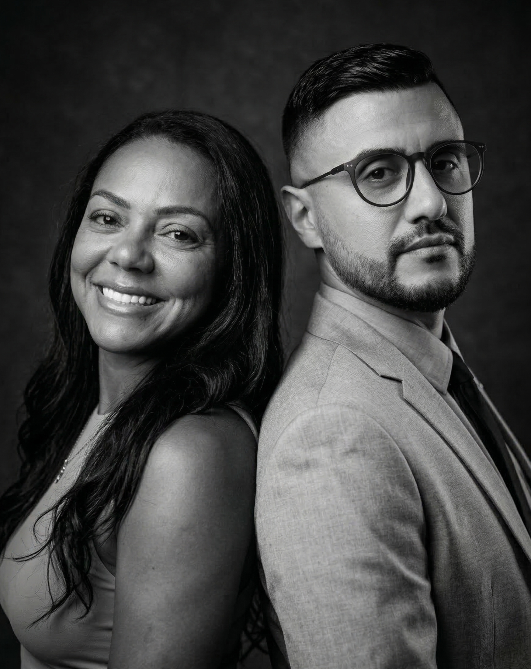 Angela Germano and Christian De Brun